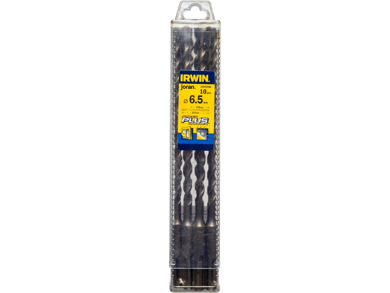 IRWIN Kőzetfúró 6,5 x 210/150 mm SDS-Plus (10 db) - Image 1