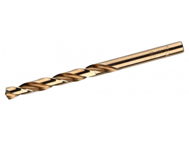 IRWIN Csigafúró 4,5 x 80/47 mm HSS Co hengeres (10 db) - Image 1