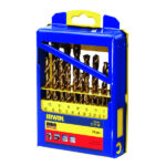 IRWIN Csigafúró készlet 19 részes HSS TiN hengeres (1-10 mm)