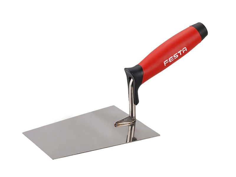 FESTA Kőműves kanál 180 x 125 mm mennyezeti inox lágy fogantyús - Image 1