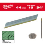 MILWAUKEE Finiselő szegek, D-fejű, galvanizált 15G 34° SC1 - 1,8 x 44 mm (2500 db)