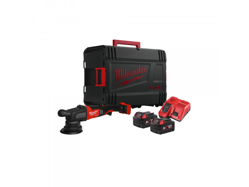 MILWAUKEE Akkus polírozó M18 FROP15-502X (2 x 5,0 Ah akku + töltő) - Image 1