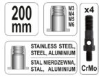 YATO Kézi szegecsanyahúzó M3-M6 200 mm - Image 4