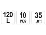 FLO Zöldhulladékgyűjtő zsák 120 liter 0,035 mm szellőző (10 db) - Image 3