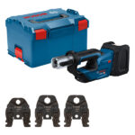 BOSCH Akkus forgófejes présgép 360° GPT 18V-19 M szett (Akku és töltő nélkül)