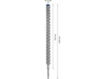 BOSCH EXPERT 7X Kőzetfúró 25 x 1000/950 mm négyélű SDS-Plus - Image 3