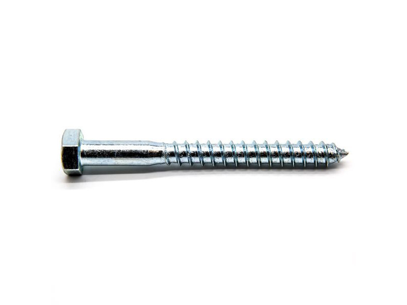 Hatlapfejű állványcsavar DIN 571, horganyzott 6 x 80 mm - Image 1