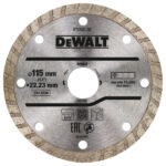DEWALT Gyémánt vágókorong univerzális 115 x 2,1 x 7,0 x 22,2 mm turbo
